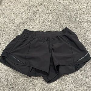 Lululemon size 6 black shorts long
